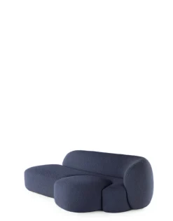 Outlet Aaland divano tessuto bouclé new stretch Divani E Pouf