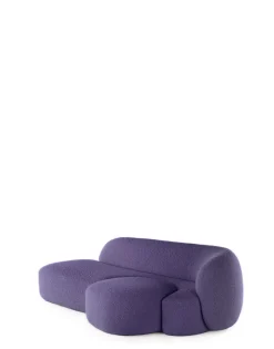 Discount Aaland divano tessuto bouclé new stretch Divani E Pouf