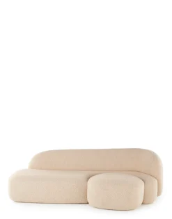 Discount Aaland divano tessuto bouclé new stretch Divani E Pouf
