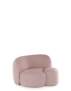 Sale Aaland poltrona tessuto bouclé new stretch Poltrone