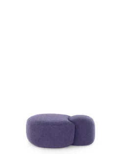 Clearance Aaland pouf tessuto bouclé new stretch Divani E Pouf