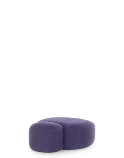 Clearance Aaland pouf tessuto bouclé new stretch Divani E Pouf
