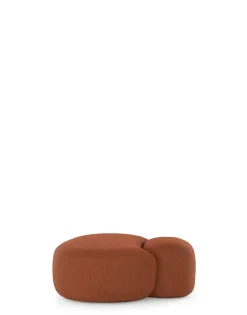 Outlet Aaland pouf tessuto gorgone Divani E Pouf
