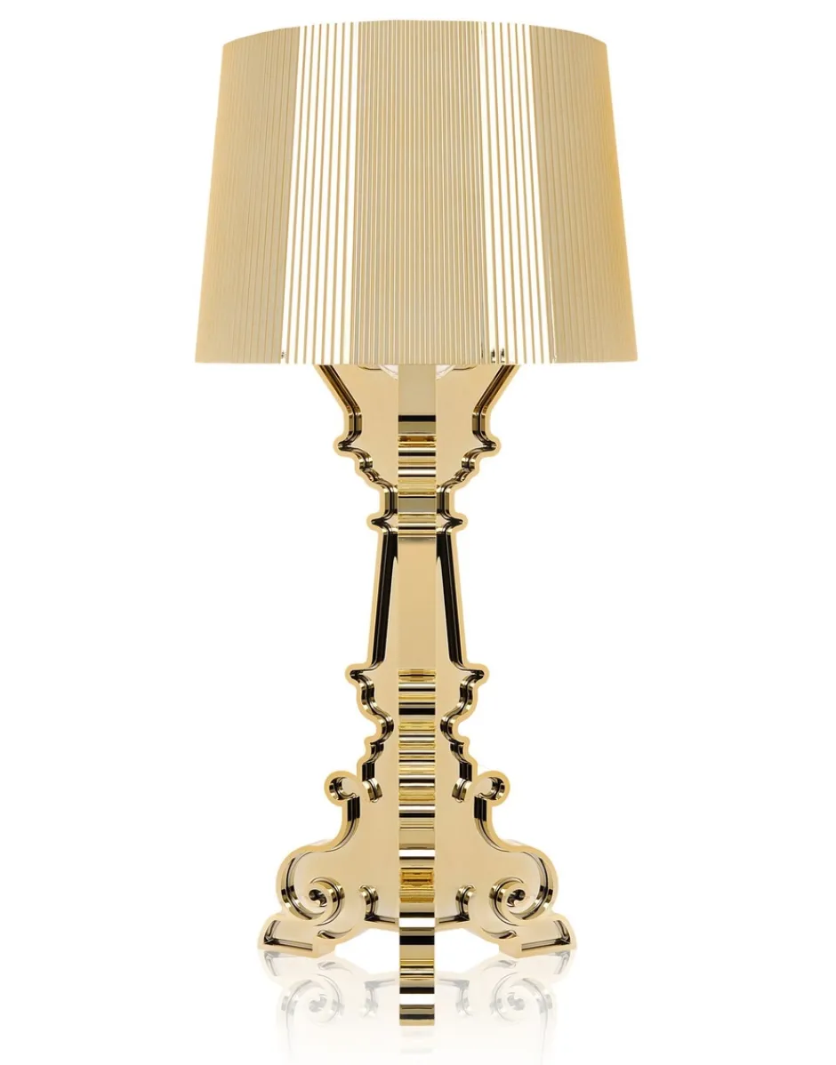 Bourgie metal gold Lampade Da Tavolo
