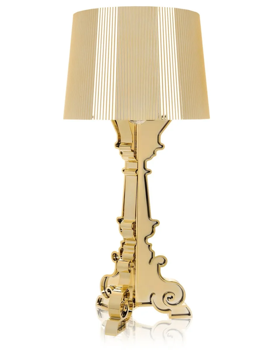 Bourgie metal gold Lampade Da Tavolo