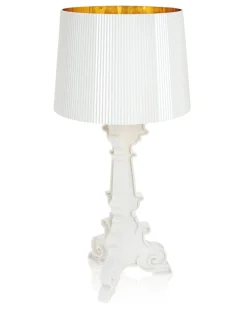 Hot Bourgie white and gold Lampade Da Tavolo