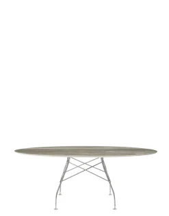 Hot Glossy marmo ovale Tavoli