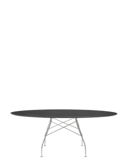 Glossy marmo ovale Tavoli