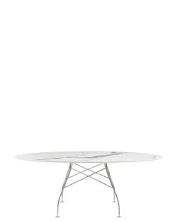Sale Glossy marmo ovale Tavoli