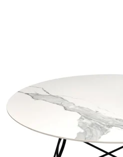 New Glossy marmo rotondo Tavoli