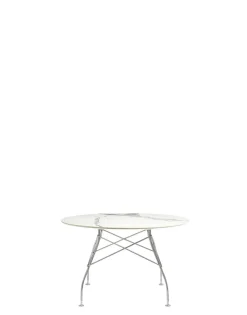 Online Glossy marmo rotondo Tavoli