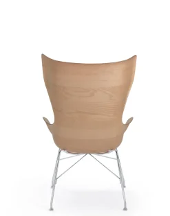 Discount K/wood legno slatted ash Poltrone