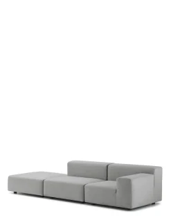 Outlet Plastics outdoor due posti + pouf Divani E Pouf