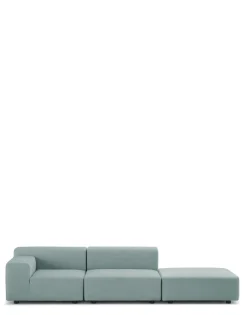 Best Plastics outdoor due posti + pouf Divani E Pouf