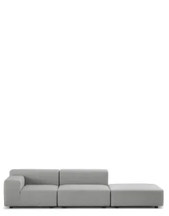 Clearance Plastics outdoor due posti + pouf Divani E Pouf