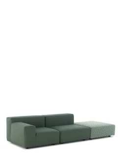 Hot Plastics outdoor liberty 2 posti + 1 pouf obi check Divani E Pouf