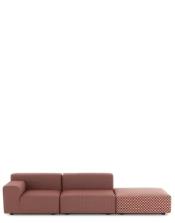 Clearance Plastics outdoor liberty 2 posti + 1 pouf obi check Divani E Pouf