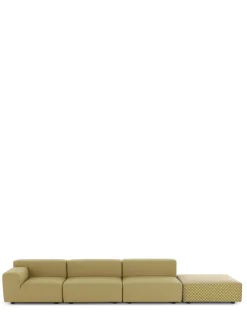 Discount Plastics outdoor liberty 3 posti + 1 pouf obi check Divani E Pouf