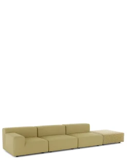 Discount Plastics outdoor liberty 3 posti + 1 pouf obi check Divani E Pouf