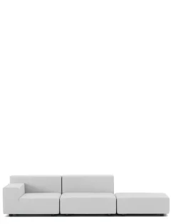 Hot Plastics tech fabric due posti + pouf Divani E Pouf