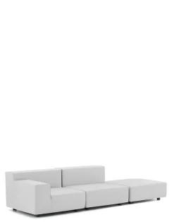 Hot Plastics tech fabric due posti + pouf Divani E Pouf