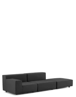 Sale Plastics tech fabric due posti + pouf Divani E Pouf