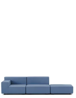 Hot Plastics tech fabric due posti + pouf Divani E Pouf