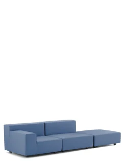 Hot Plastics tech fabric due posti + pouf Divani E Pouf