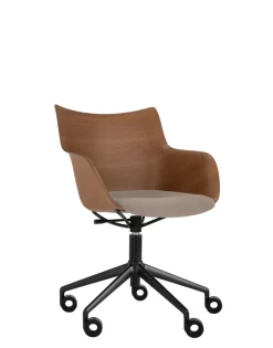 Discount Q/wood rotelle soft Poltroncine
